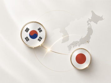 한국과 일본 지도